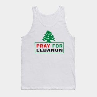 Pray For Lebanon stand with Lebanese people Tank Top